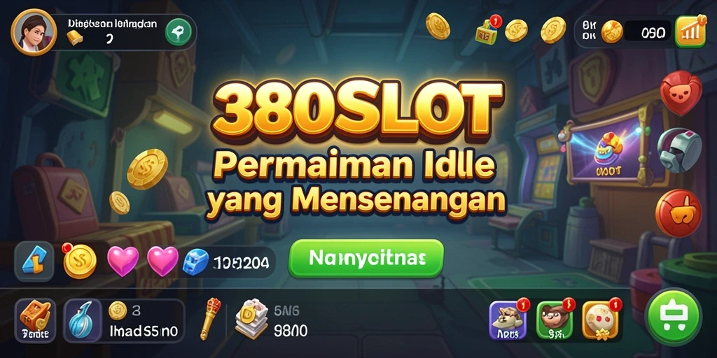 Screenshot utama gameplay Idle 380SLOT yang menarik.
