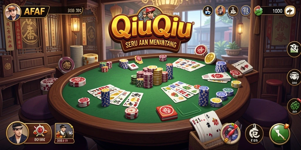 Screenshot AFAF menampilkan gameplay QiuQiu yang menarik dan seru.