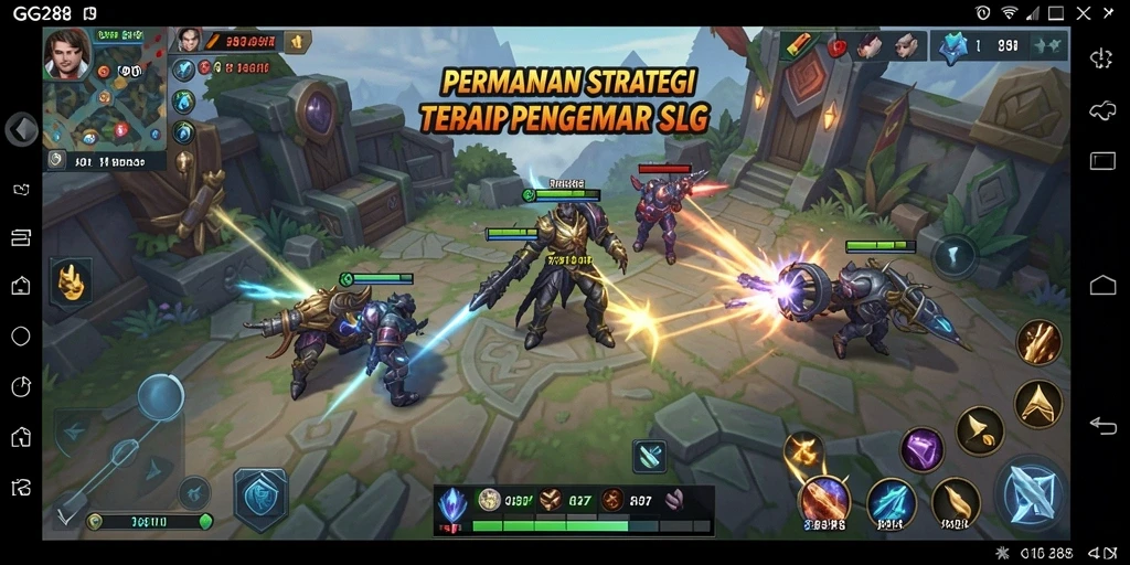 Tampilan gameplay GG288 menampilkan aksi strategi yang mendebarkan.