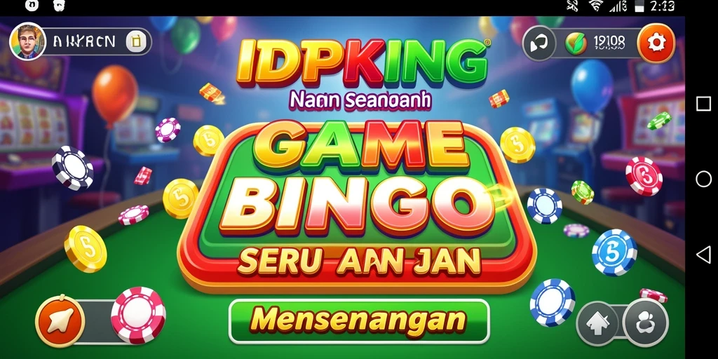 Tampilan gameplay seru dalam permainan Bingo IDPKING.
