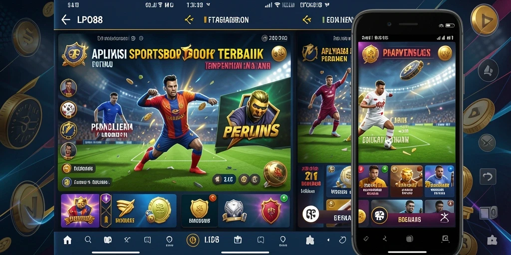 Tampilan menarik dari aplikasi LPO88 saat bertaruh di sportsbook.