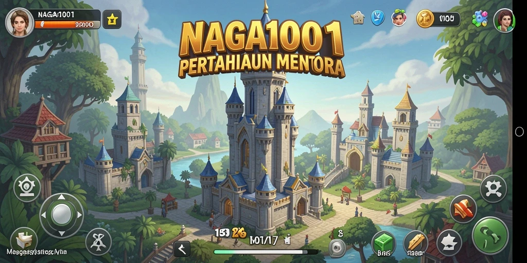 Gameplay seru dan strategi menara dalam NAGA1001.