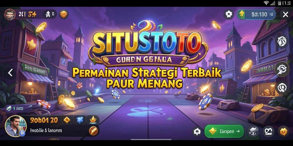 Tampilan gameplay strategi yang intens dan menantang dari SITUSTOTO.